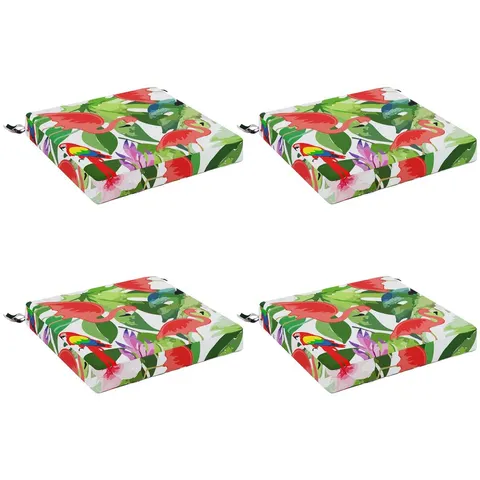 vidaXL Coussins de siège SOEST 4 pc 100 % polyester Multicolore – 414179 – image 2