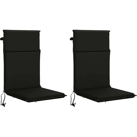 vidaXL Coussin de chaise à dossier haut GEMERT 2 pc 100 % polyester – 425519 – image 2