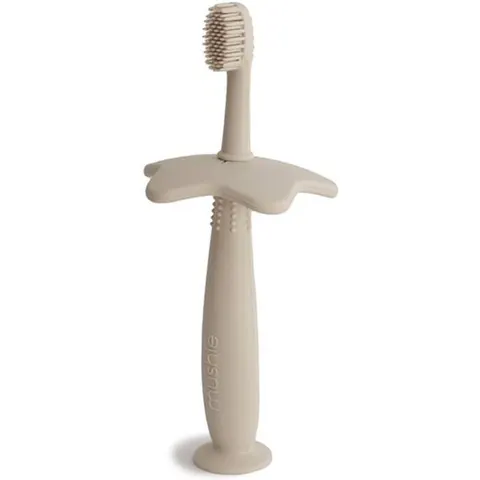 Mushie Training Toothbrush Star - Shifting Sand – afbeelding 2