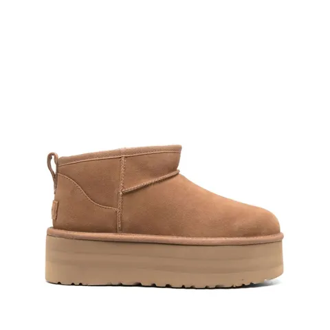 UGG - Ultra Mini Chestnut da Donna – BISCOTTO – immagine 3