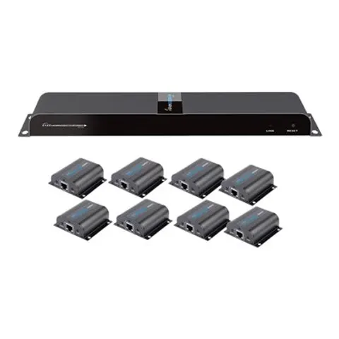 TECHLY HDMI 1x8 Extender Splitter mit IR – Bild 2