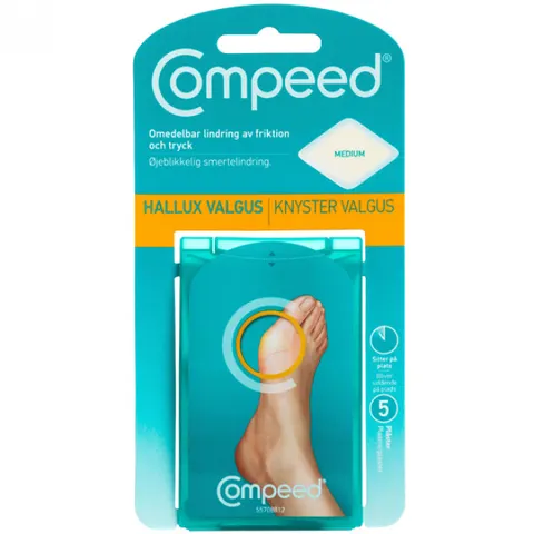 Compeed Hallux Valgus-plaster 5 stk – Blue Onesize – Bild 2