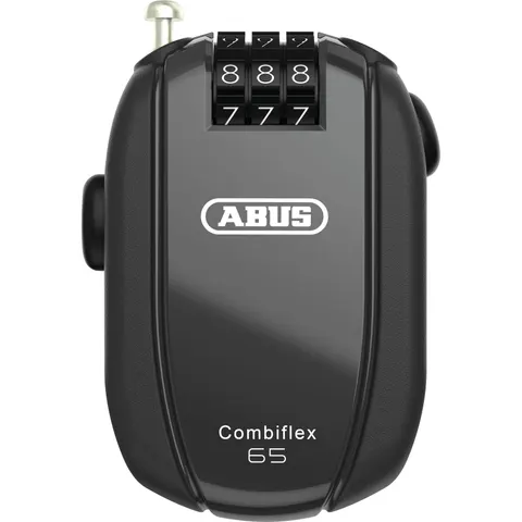 Abus Combiflex™ StopOver 65, lucchetto a cavo, nero – Black 65cm – immagine 2