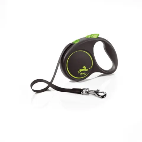Flexi Sangle Black Design vert S, 5 m, 15 kg – image 2
