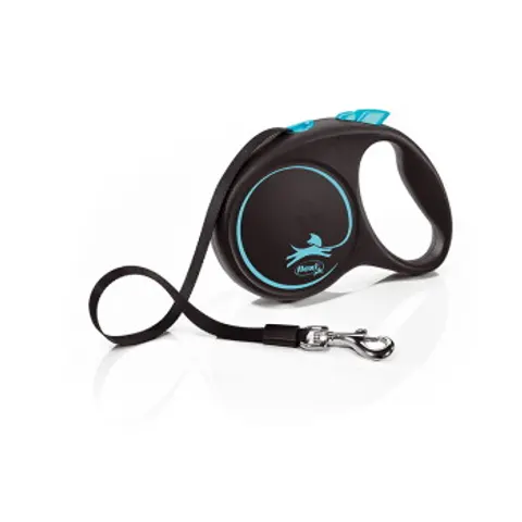 Flexi Sangle Black Design bleu M, 5 m, 25 kg – image 2