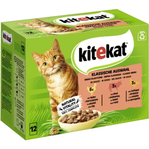 Kitekat Multipack Sélection classique en sauce 12 x 85 g – image 2