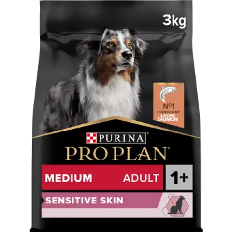 PRO PLAN Adulte Medium Sensitive Skin 3 kg – image 3