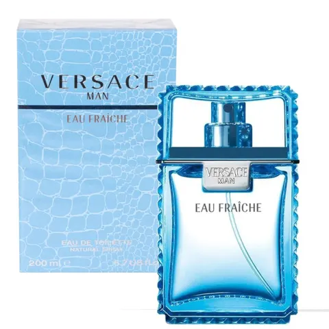 Versace Eau de Toilette Eau fraîche Mann 200 ml – Bild 2