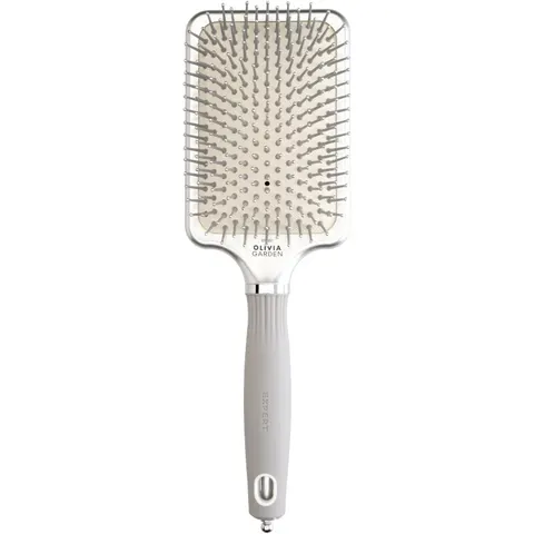 Olivia Garden Expert Care Rectangular Nylonborsten Silber L – Bild 2