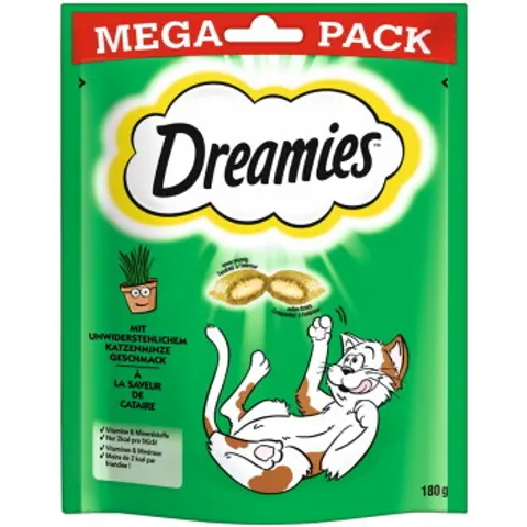 Dreamies Mega Pack 180g Katzenminze – Bild 2