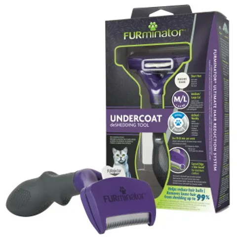 FURminator Katze M-L Kurzhaar – Bild 2