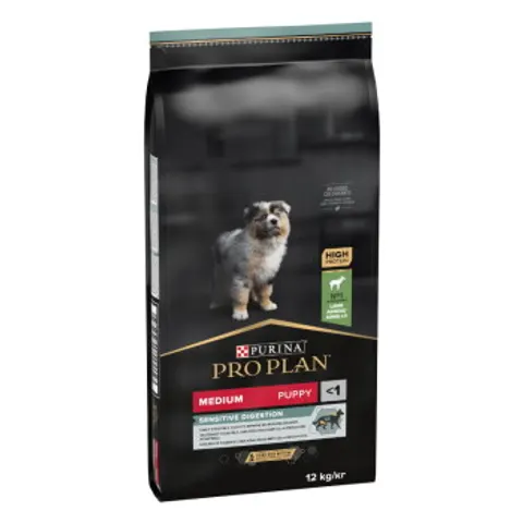PRO PLAN Puppy Medium Sensitive Digestion Lamm 12 kg – Bild 2