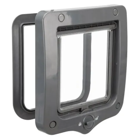 Trixie 2-Way Cat Flap Door - Grey – image 2