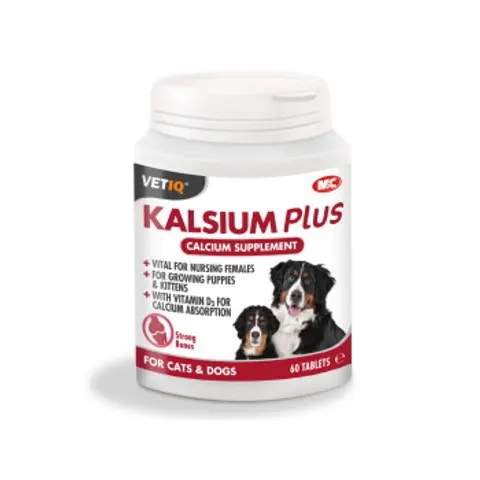 Vet Iq Kalsium Plus 60 Tablets – image 2