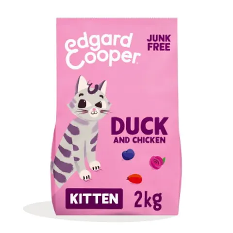 Edgard & Cooper Cat Kibble Duck/Chicken 2kg – image 2