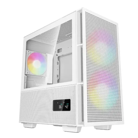 DeepCool CH360 Micro-ATX ARGB Digital Gaming Case - White – image 2