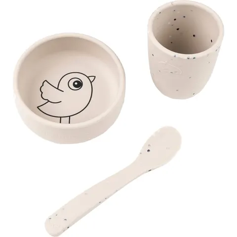 Done by Deer Birdee Eerste Maaltijd Set Sand – afbeelding 2