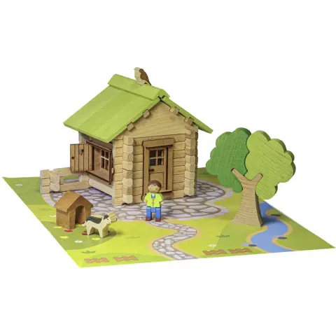 Maisonnette en bois 85 pcs - Jeujura – image 3