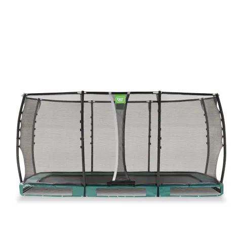 Trampoline enterré EXIT Allure Premium 244x427cm vert – image 2