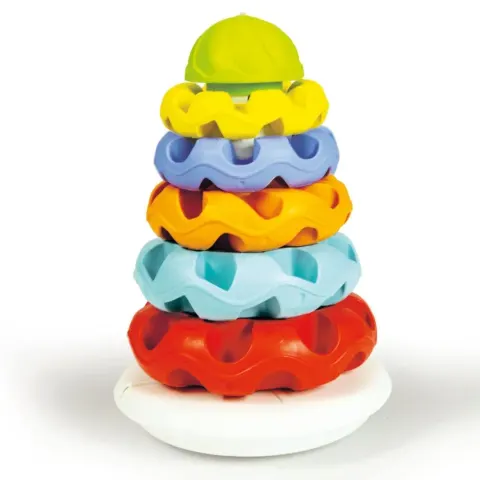 Jeu d'anneaux empilables Clementoni – Multicolore – image 2
