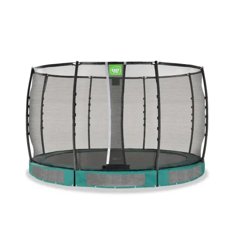 Trampoline enterré EXIT Allure Premium D366cm vert – image 2