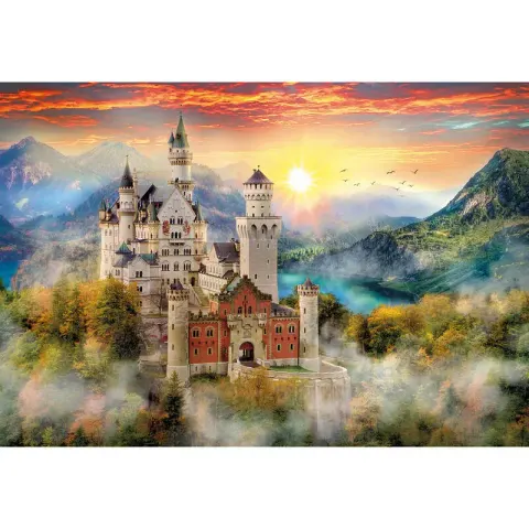 Puzzle de 2000 pièeces Clementoni Neuschwanstein – Multicolore – image 2