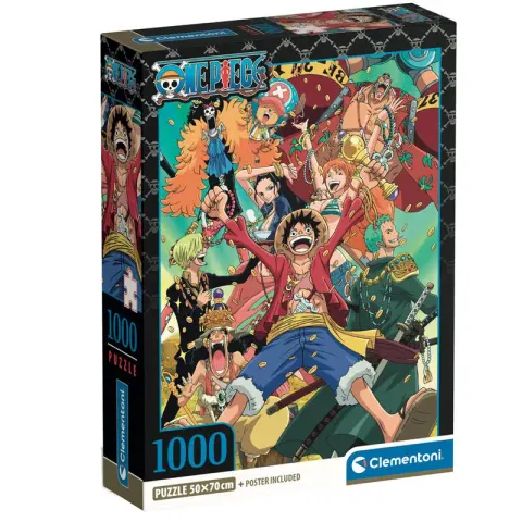 Puzzle de 1000 pièces Clementoni One Piece – Multicolore – image 2