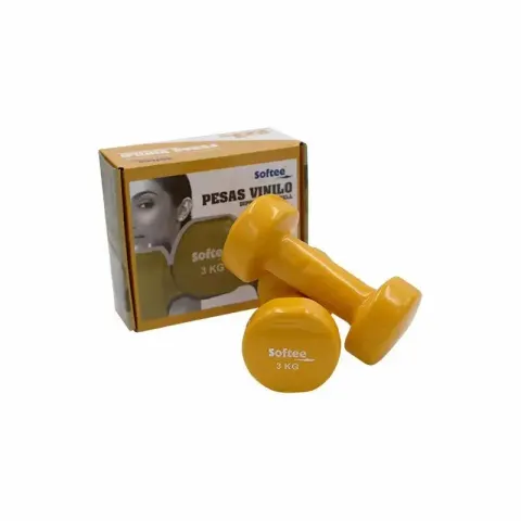 Haltère Softee 3 Kg – Jaune – image 2