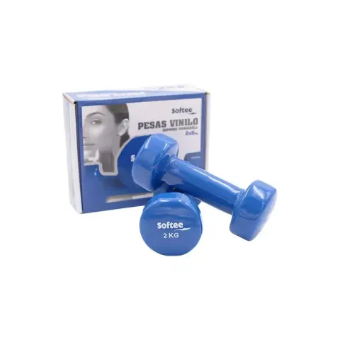Haltère Softee 2Kg – Bleu – image 2