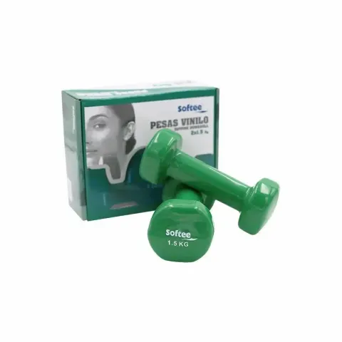 Haltère Softee 1.5 Kg – Vert – image 2