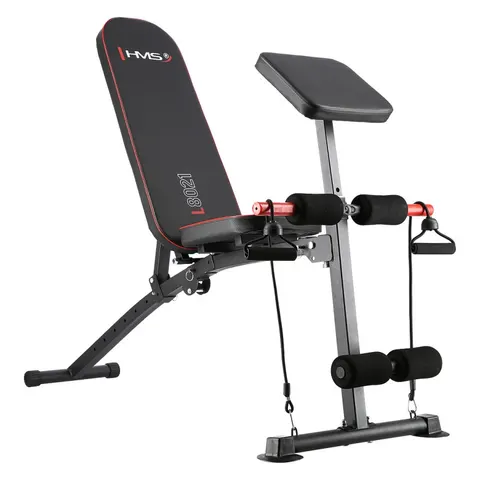 Banc de musculation HMS L8021 – Noir – image 2