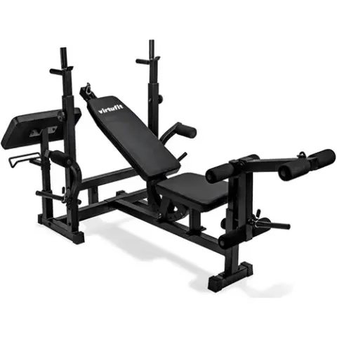Banc de musculation VirtuFit Deluxe – Noir – image 2