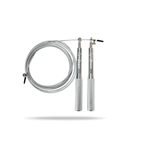 GymBeam Metall Springseil in Silver – Bild 2