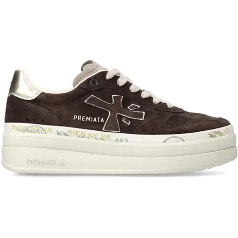 sneaker donna premiata - moerund - beige – MOERUNDVAR7800 – immagine 2