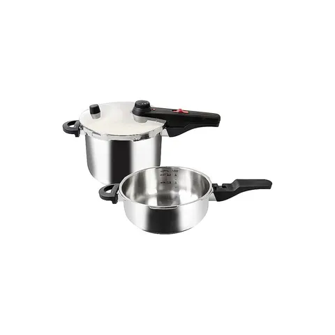 Kelomat Alfa Schnellkochtopf Set – Silber – Bild 2