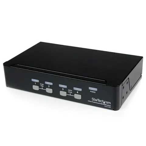 StarTech.com 4 Port Professional VGA USB KVM Switch with Hub - TAA – image 2