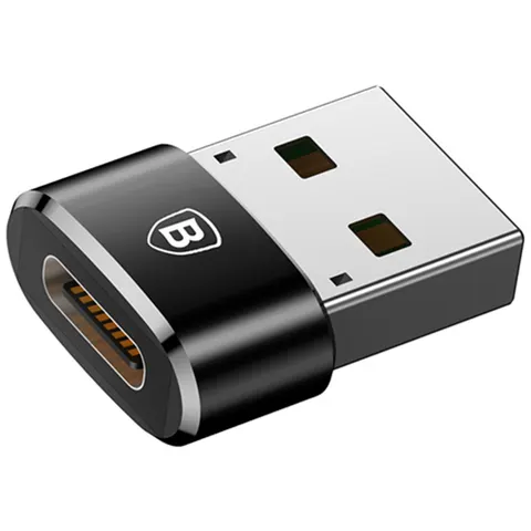USB-C - USB-A Daten- und Ladeadapter Baseus, Schwarz CAAOTG-01 – Bild 2