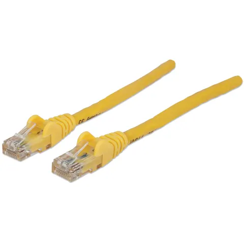 Intellinet Network Patch Cable. Cat6. 2m. Yellow. CCA. U/UTP. PVC. RJ4 – image 2