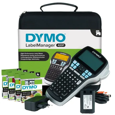 Dymo LabelManager 420P Portable Label Maker Kit, New – image 2