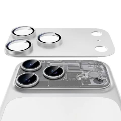 iPhone 18 Pro Armorite® Pro Camera Lens Protector (Full Coverage) - Silver - Silver – image 3
