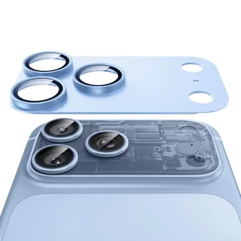iPhone 18 Pro Max Armorite® Pro Camera Lens Protector (Full Coverage) - Misty Blue - Misty Blue – image 3