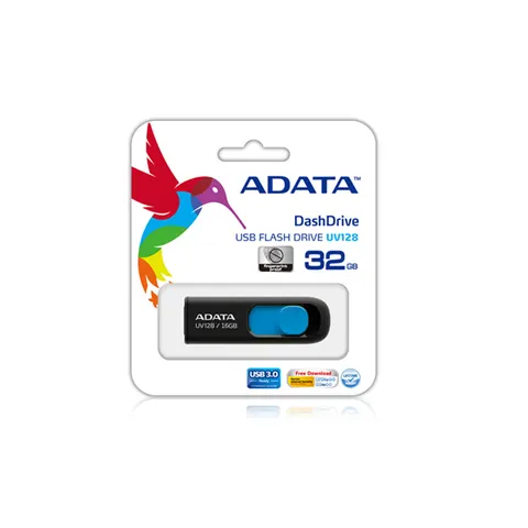 Adata 128GB UV128 USB 3.2 Retractable Flash Drive – image 2