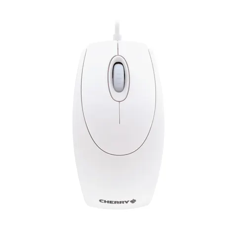 CHERRY WHEELMOUSE OPTICAL Corded Mouse. Pale Grey. PS2/USB – image 2
