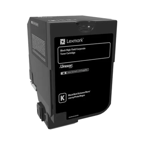 Lexmark 74C2HKE Toner-kit black return program Project. 20K pages ISO – image 2