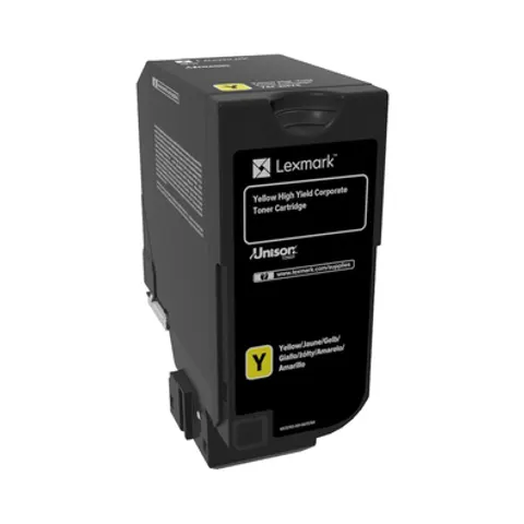 Lexmark 74C2HYE Toner-kit yellow return program corporate. 12K pages I – image 2