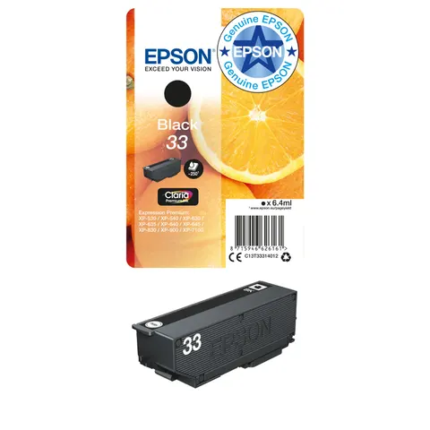 Epson Oranges 33 Claria Premium Single Black Ink – image 2