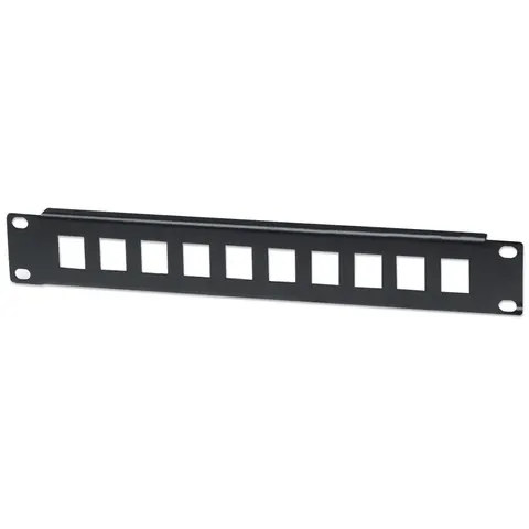 Intellinet Patch Panel. Blank. 10". 1U. 10-Port. Black – image 2
