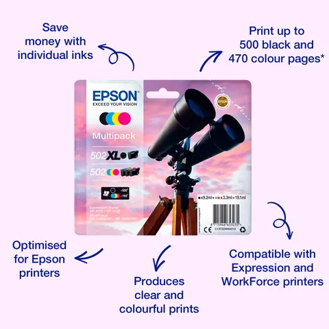 Epson Multipack 4-colours 502 Ink – image 2