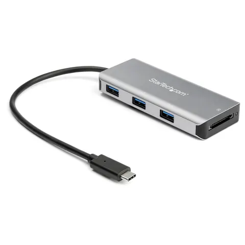 StarTech.com 3 Port 10Gbps USB C Hub with SD Card Reader - 3x USB-A &a – image 2