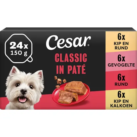 Cesar Multipack Terrine classique 24x150g – image 2